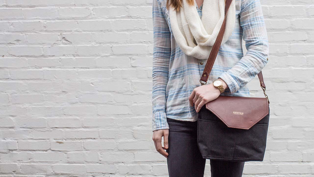 Woman with Bag designed by alumna